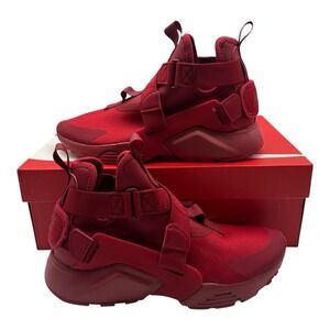Nike Air Huarache City GS Shoes Youth 7 Womens 8.5 Gym Red Sneakers‎ AJ6662-601